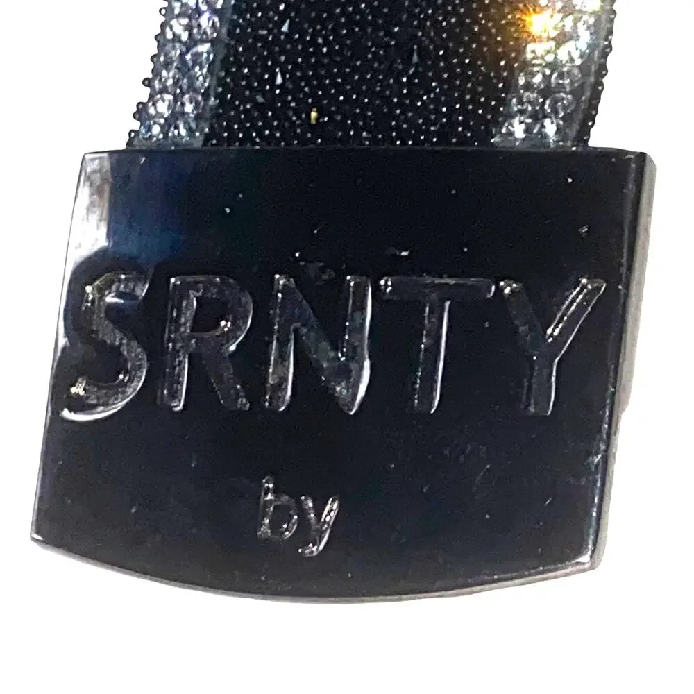 SRNTY by Jamie Bellandi Costume Bracelet Magnet Rhinestone Detail Witchy Goth